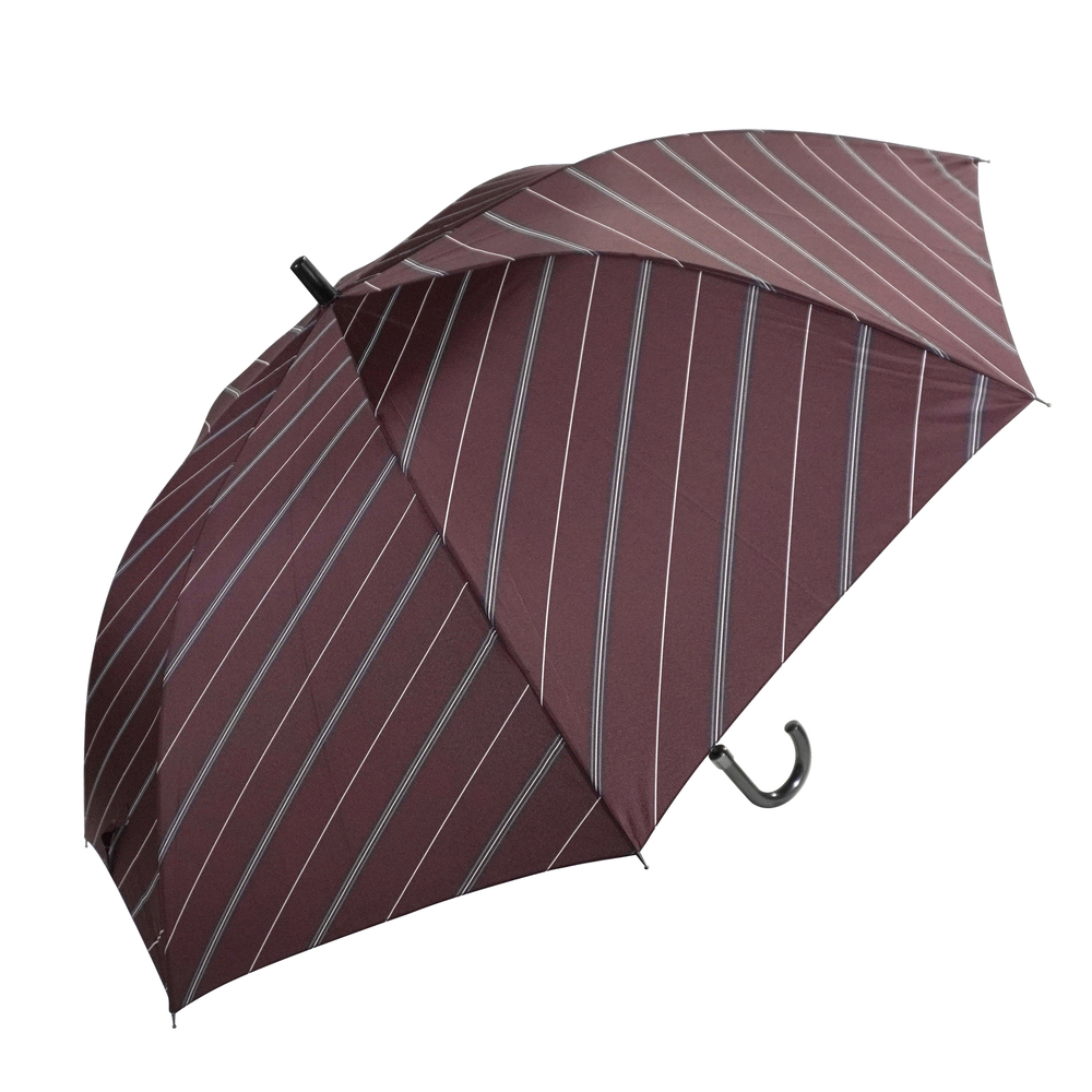 長傘 メンズ 通販 75cm 雨傘 ワンタッチ ジャンプ式 グラスファイバー 介護 送迎 大判 超大判 丈夫 かさ 傘 雨 通勤 通学 おしゃれ 長傘 | グラス | 06