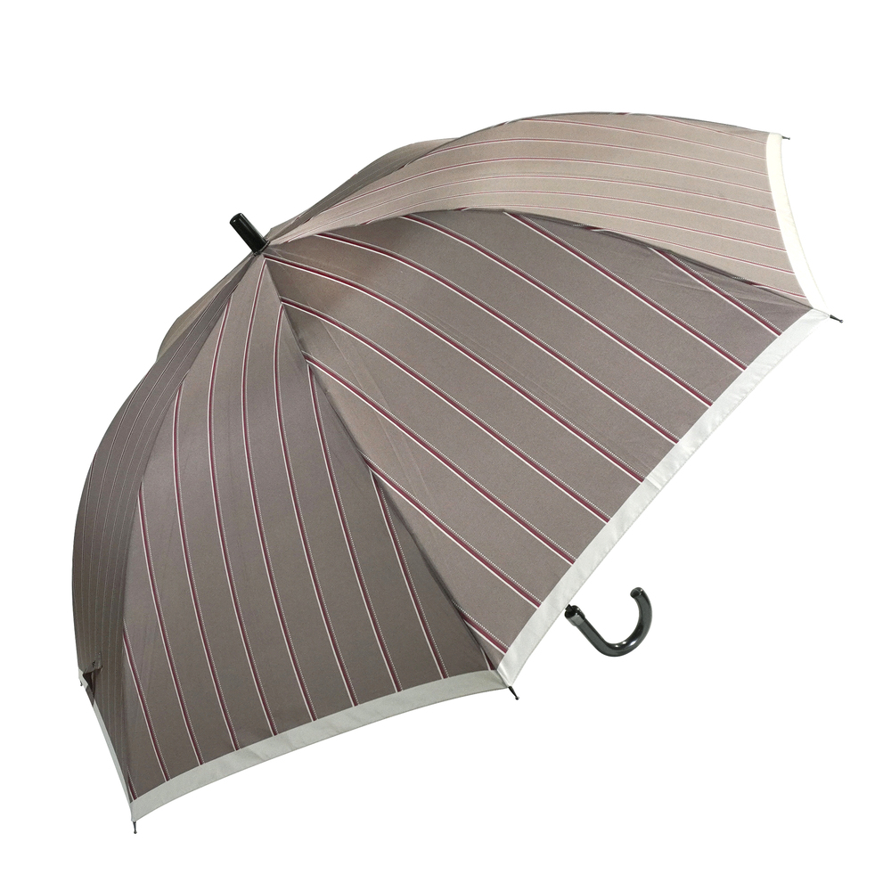 長傘 メンズ 通販 75cm 雨傘 ワンタッチ ジャンプ式 グラスファイバー 介護 送迎 大判 超大判 丈夫 かさ 傘 雨 通勤 通学 おしゃれ 長傘 | グラス | 08
