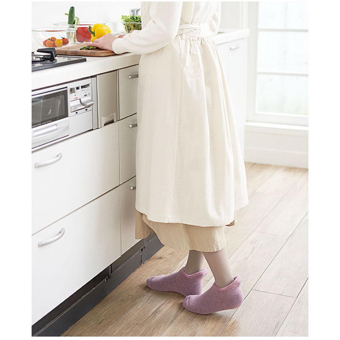 ルームソックス 滑り止め 通販 備長炭ホームソックス 極厚 靴下 レディース メンズ ソックス 厚手 暖かい 滑り止め付き すべりどめ ルームソックス |  | 06