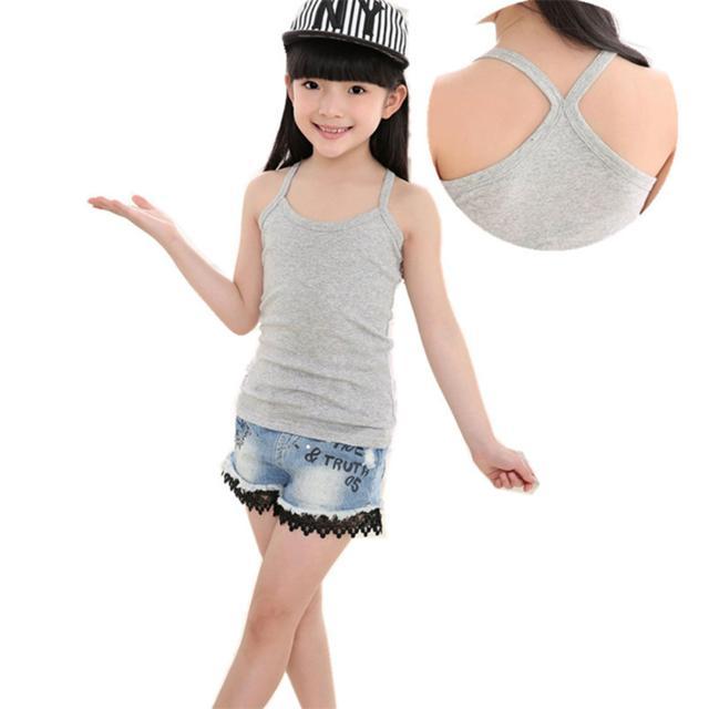 キャミソール キッズ 子ども サイズ キッズキャミソール 90 100 110 120 女の子 インナーシャツ タンクトップ 子供服 女子 ベビー服