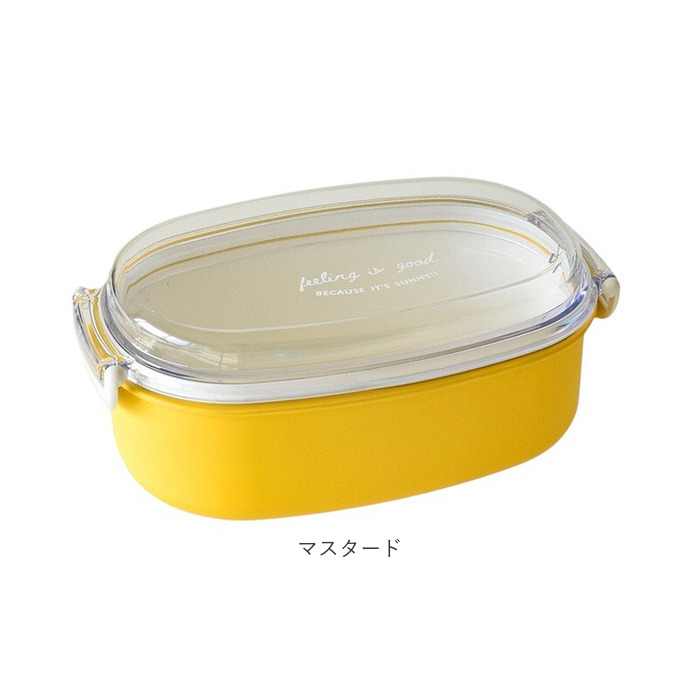 ドーム型 お弁当箱 600ml 通販 日本製 弁当箱 一段 ランチボックス 1段 お弁当 女子 大人 ふたを外して 電子レンジ対応 フタ以外 食洗機対応 おしゃれ |  | 22