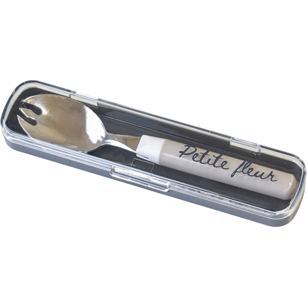 先割れスプーン ケース付き 通販 日本製 プチフルール ランチスプーン 先割れスプーン＆ケース スプーン セット かわいい カトラリー おしゃれ 先割れスプーン |  | 04