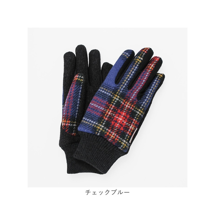 ハリスツイード 手袋 メンズ 通販 Harris Tweed グローブ 手ぶくろ メンズ手袋スマホ対応 メンズてぶくろ スマホ 対応 スマートフォン対応 ハリスツイード |  | 17