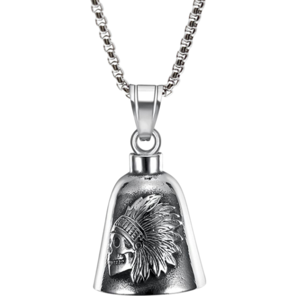 ネックレス ステンレス メンズ 通販 ロングネックレス メンズネックレス ペンダント ベルネックレス ステンレス製 バイカー ファッション アメカジ ネックレス |  | 04