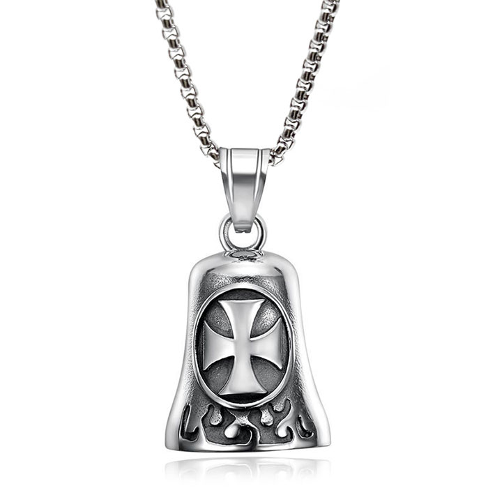 ネックレス ステンレス メンズ 通販 ロングネックレス メンズネックレス ペンダント ベルネックレス ステンレス製 バイカー ファッション アメカジ ネックレス |  | 18