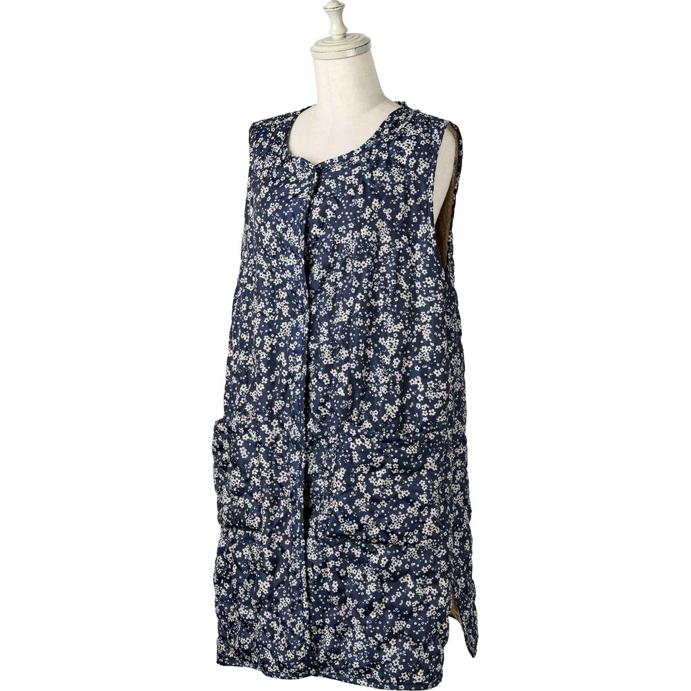 レップ REP レップ エプロン キルト 通販 キルトエプロン 前掛 前掛け ボア ゆったり ポケット 撥水 はっ水 あったか 暖かい 袖なし ボタン メンズ レディース |  | 07