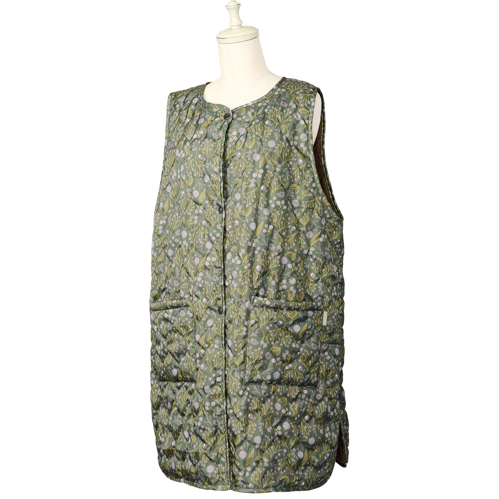 レップ REP レップ エプロン キルト 通販 キルトエプロン 前掛 前掛け ボア ゆったり ポケット 撥水 はっ水 あったか 暖かい 袖なし ボタン メンズ レディース |  | 03