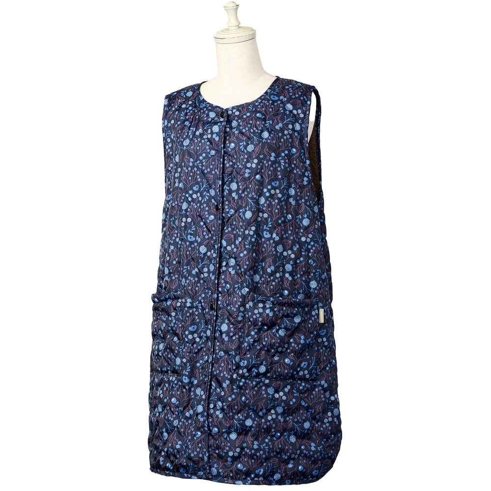 レップ REP レップ エプロン キルト 通販 キルトエプロン 前掛 前掛け ボア ゆったり ポケット 撥水 はっ水 あったか 暖かい 袖なし ボタン メンズ レディース |  | 02