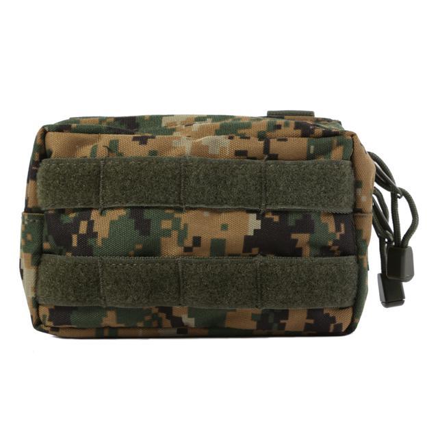 ウエストポーチ メンズ ウエストバッグ おしゃれ ミリタリー ナイロン 丈夫 MOLLE対応 PALS 防水布使用 アウトドア 無地 カモフラ 迷彩 ベルト BP059YN | MILITARY | 06