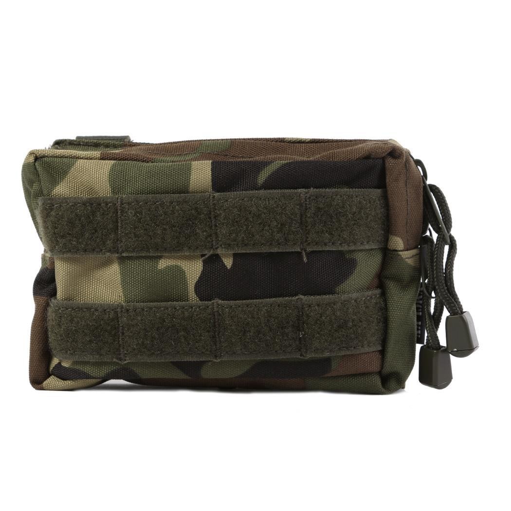ウエストポーチ メンズ ウエストバッグ おしゃれ ミリタリー ナイロン 丈夫 MOLLE対応 PALS 防水布使用 アウトドア 無地 カモフラ 迷彩 ベルト BP059YN | MILITARY | 04