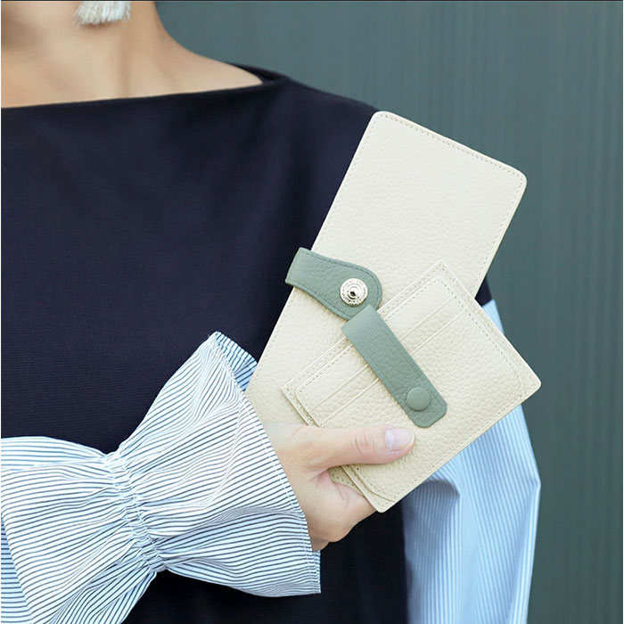 薄型財布 レディース 長財布 通販 財布 スリム 薄型 ロングウォレット お財布 さいふ サイフ 本革 レザー 薄い 軽い おしゃれ かわいい フラップベルト 薄型財布 |  | 08