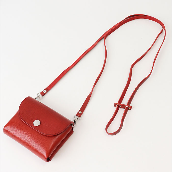 ミニ財布 ミニウォレット 日本製 通販 小銭入れあり お札入れ 本革 レザー メンズ レディース コンパクトウォレット お財布 ショルダーベルト ミニ財布 |  | 13