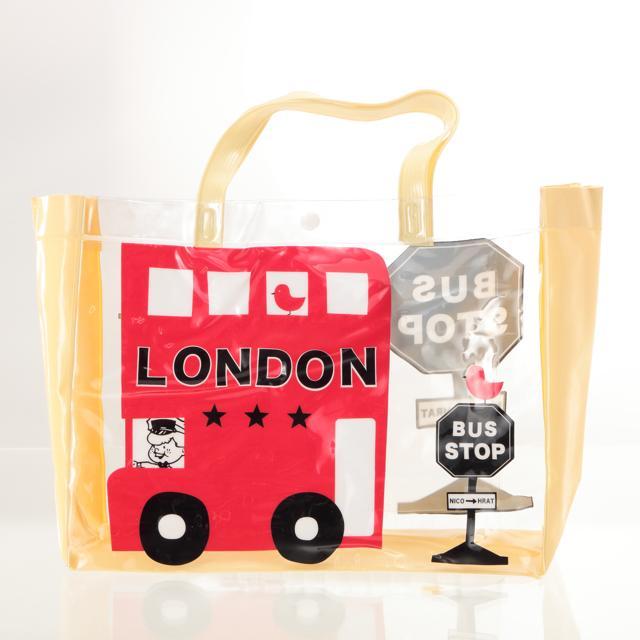 プールバッグ 子供 キッズ おしゃれ 小学校 ビーチバッグ 女子 男子 水泳 ロンドンバス スイミングバッグ おけいこバッグ スイムバッグ スパバッグ nico hrat | ブランド登録なし | 01