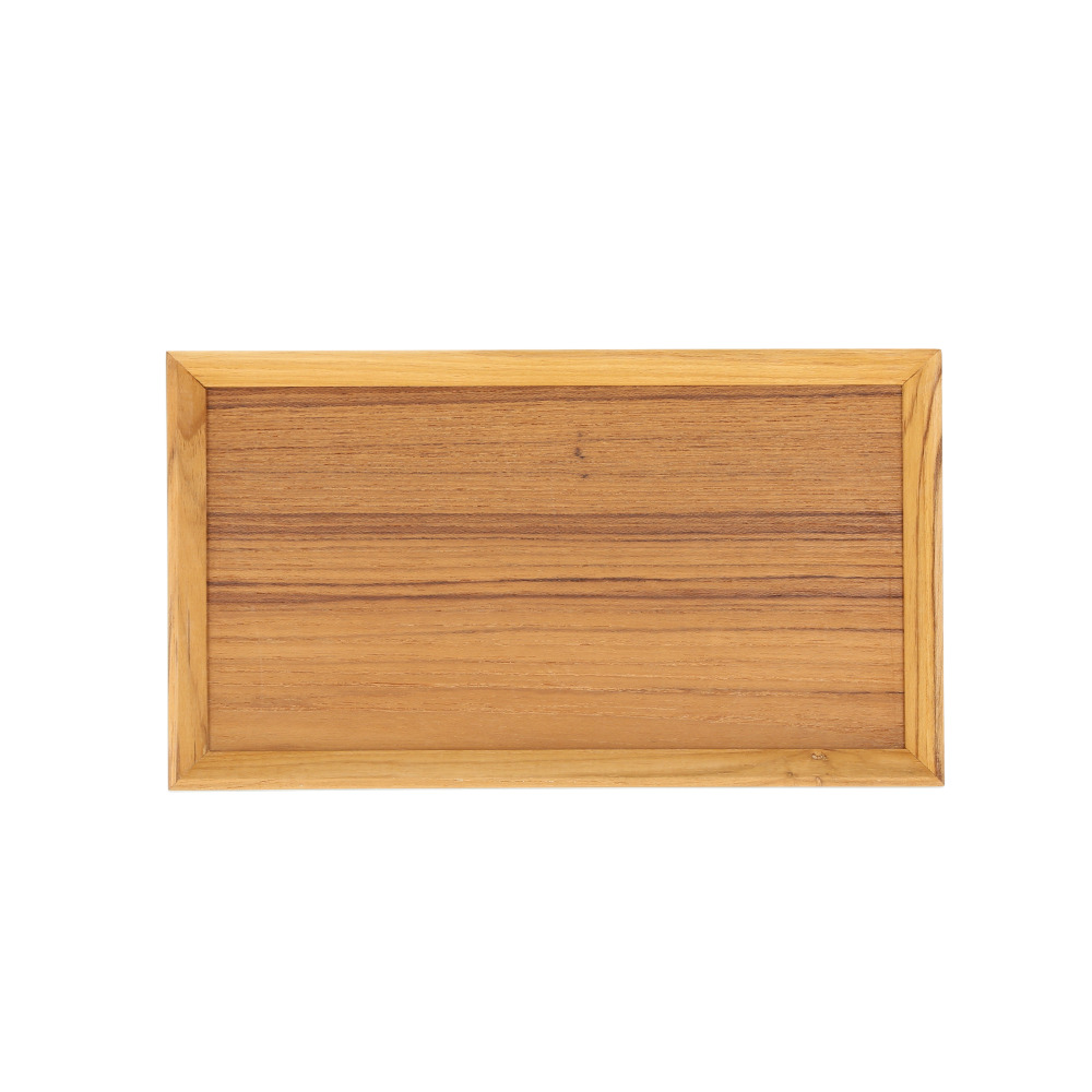 トレー 木製 通販 スタックトレイ Sサイズ トレイ 約 130×230mm お盆 チークトレー おぼん プレート ウッドトレー カフェトレー おしゃれ かわいい トレー |  | 01