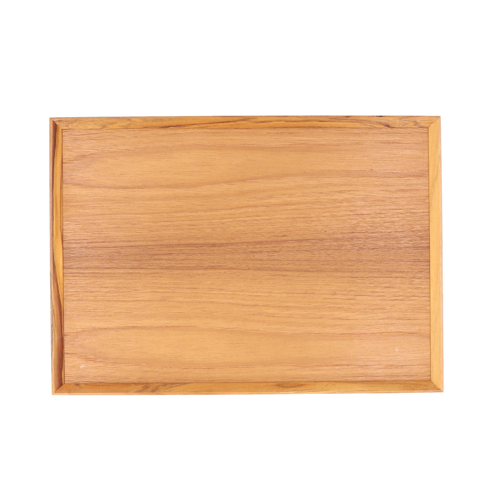 トレー 木製 通販 スタックトレイ Lサイズ トレイ 約 270×380mm お盆 チークトレー おぼん プレート ウッドトレー カフェトレー おしゃれ かわいい トレー |  | 01