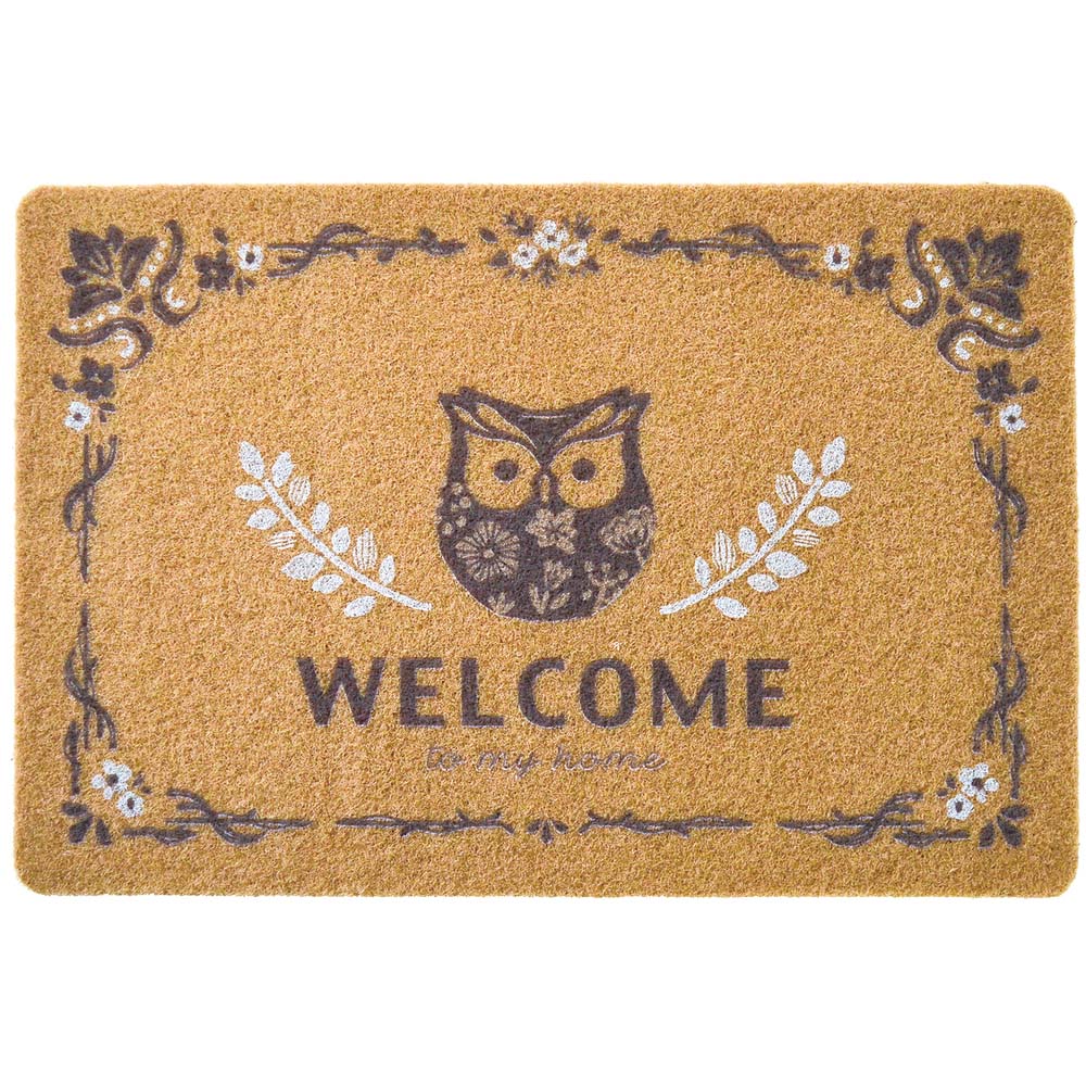 玄関マット 通販玄関マット 屋外 ドアマット おしゃれ pvcマット ガーデンマット 60 × 40 インテリア雑貨 玄関 エントランスマット ナチュラル ブロッサ マット |  | 05
