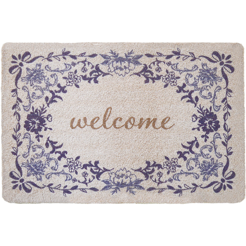 玄関マット 通販玄関マット 屋外 ドアマット おしゃれ pvcマット ガーデンマット 60 × 40 インテリア雑貨 玄関 エントランスマット ナチュラル ブロッサ マット |  | 06