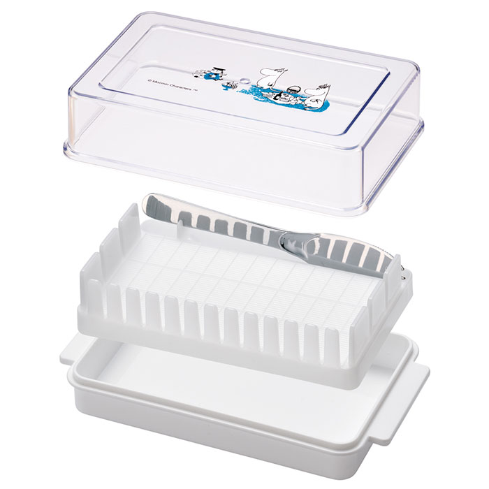 スケーター バターケース カッティングガイド付 通販 日本製 バター容器 バター ケース ガイド付き ナイフ付き カット 5g skater BTG1N スケーター | スケーター | 10