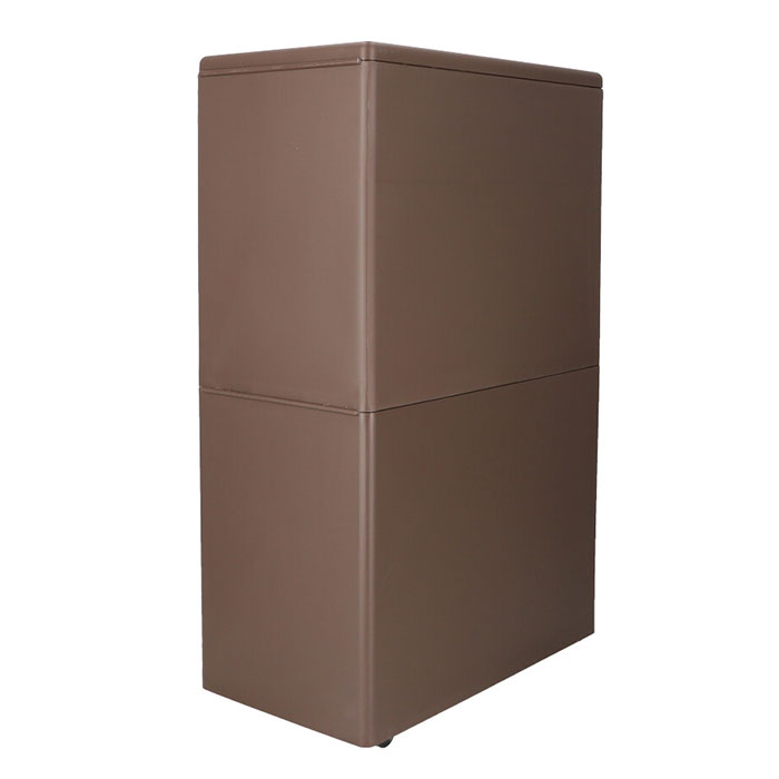 like-it 通販like-it ライクイット ゴミ箱 2段 ごみ箱 木目調 ダストボックス 分別 ゴミ 縦型 ペダル付き ペダル ワイド 大型  like-it | Like-it | 06