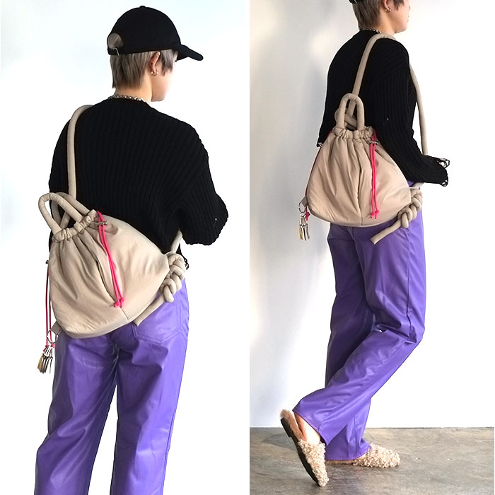 cheek バッグ チーク C25003 通販 トートバッグ トートバック 2way ショルダーバッグ 斜めがけバッグ 巾着バッグ 巾着型ショルダーバッグ | Cheek | 19