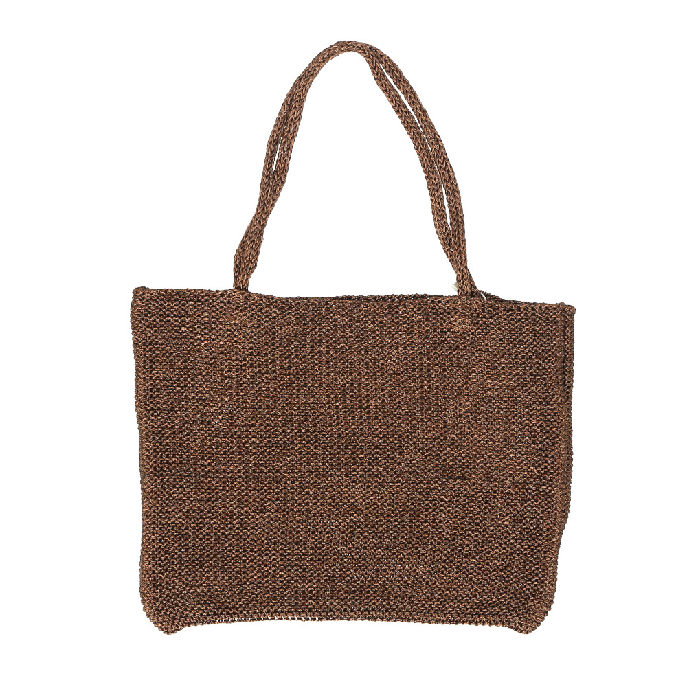 cachecache カシュカシュ トートバッグ ラメ糸 通販 トートバック トート 手提げ 肩掛け サブバッグ サブバック クロッシェトートバッグ 折り畳み | cache cache | 07