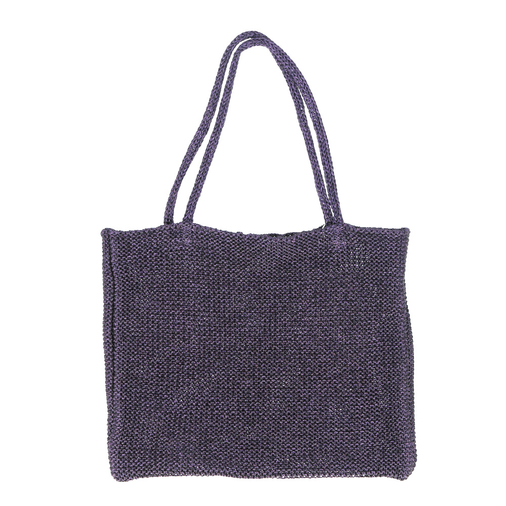 cachecache カシュカシュ トートバッグ ラメ糸 通販 トートバック トート 手提げ 肩掛け サブバッグ サブバック クロッシェトートバッグ 折り畳み | cache cache | 06