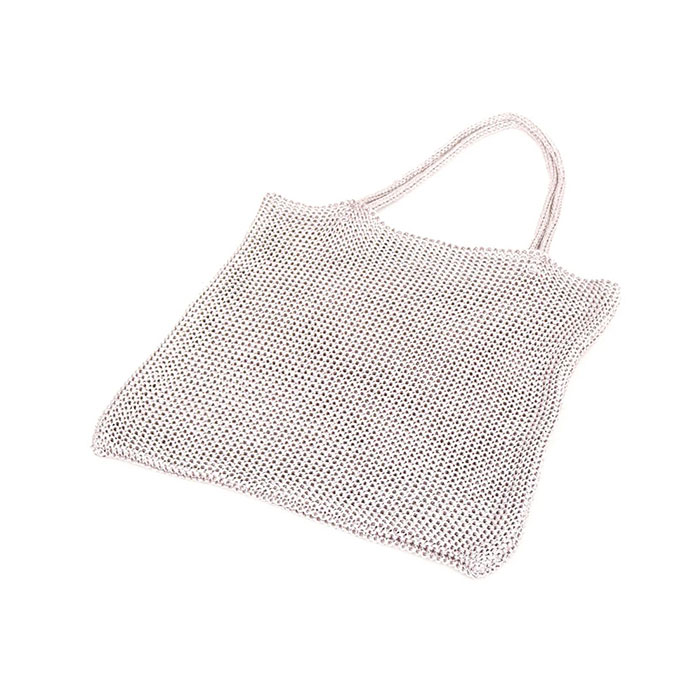 cachecache カシュカシュ トートバッグ ラメ糸 通販 トートバック トート 手提げ 肩掛け サブバッグ サブバック クロッシェトートバッグ 折り畳み | cache cache | 16
