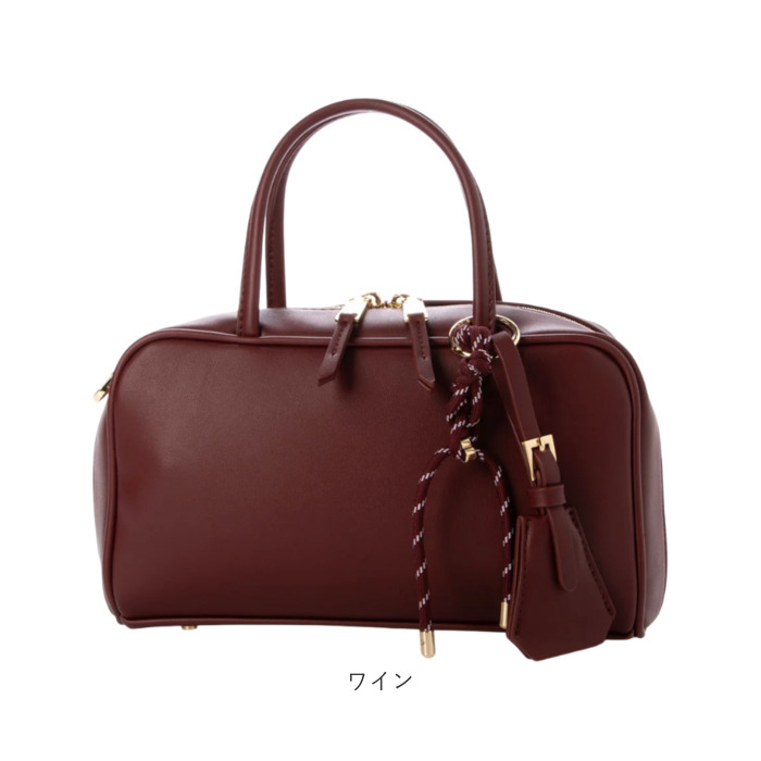 カシュカシュ cachecache バッグ 10-00-02970 通販 ボストンバッグ チャーム付横長ボストン 手提げ ボストンバック レディース カシュカシュ |  | 20