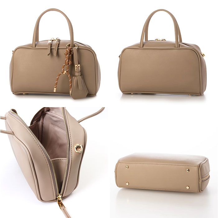 カシュカシュ cachecache バッグ 10-00-02970 通販 ボストンバッグ チャーム付横長ボストン 手提げ ボストンバック レディース カシュカシュ |  | 13