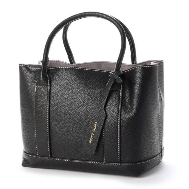 カシュカシュ バッグ 通販 トートバッグ レディース フェイクレザー 合皮 パーテーショントート 通勤 通学 ハンドバッグ 小さめ コンパクト 整理 カシュカシュ | cache cache | 05