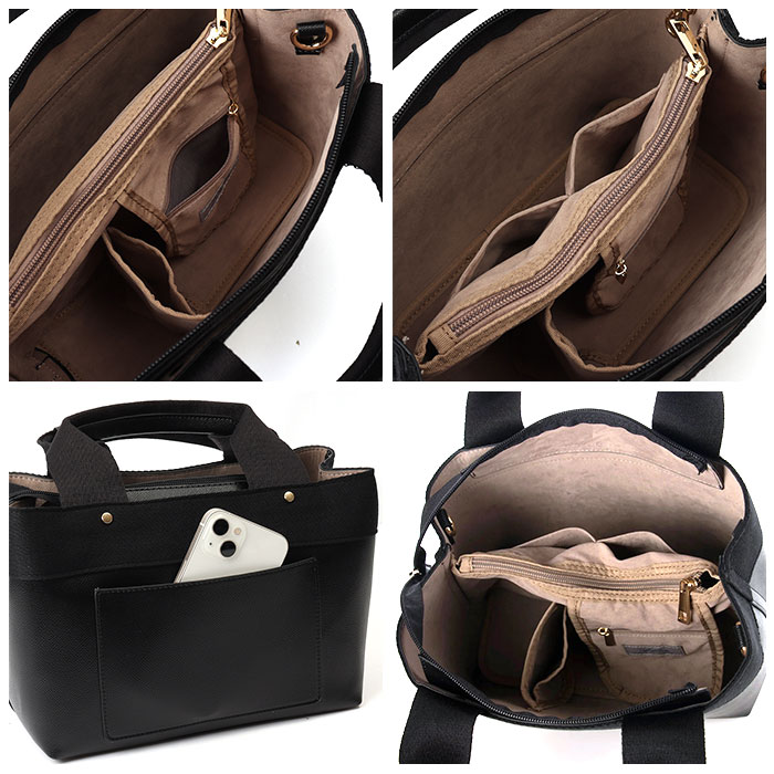 カシュカシュ 通販カシュカシュ トートバッグ cache cache ショルダー付き バッグ パーテーショントート トートバック ショルダーバッグ 肩掛け カシュカシュ | cache cache | 17