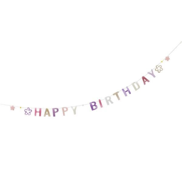 バースデー 飾り 通販 ガーランド 誕生日 飾り付け バースデーガーランド パーティーグッズ 男の子 女の子 誕生日会 かわいい おしゃれ 壁飾り バースデー | ブランド登録なし | 01