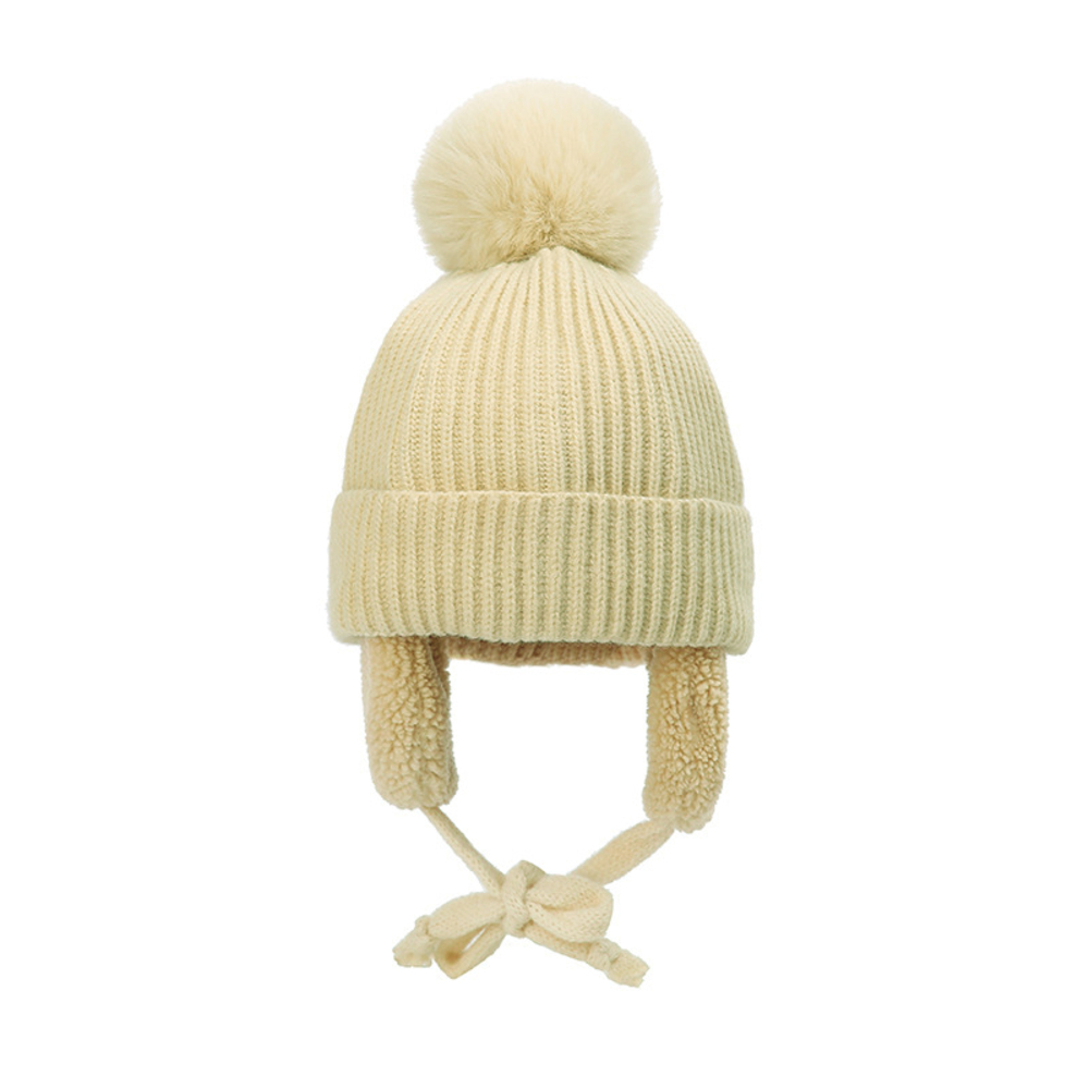 ニット帽 キッズ 通販 ベビー 子供帽子 ニット帽子 防寒帽子 耳あて 帽子 ボア ぼうし 防寒 耳保護 かわいい 男女兼用 ボンボン 子供 子ども こども ニット帽 | ブランド登録なし | 07