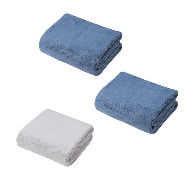 カラリ バスタオル セット 3枚 通販 マイクロファイバー タオル シービージャパン カラリプラス 吸水タオル 速乾タオル 白 ホワイト グレー ブルー カラリ |  | 08