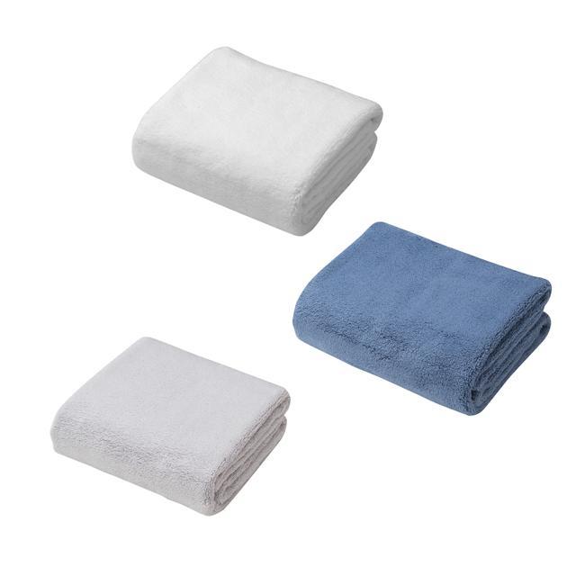 カラリ バスタオル セット 3枚 通販 マイクロファイバー タオル シービージャパン カラリプラス 吸水タオル 速乾タオル 白 ホワイト グレー ブルー カラリ |  | 04