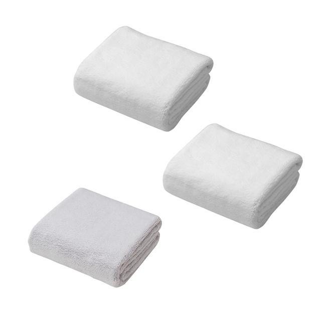 カラリ バスタオル セット 3枚 通販 マイクロファイバー タオル シービージャパン カラリプラス 吸水タオル 速乾タオル 白 ホワイト グレー ブルー カラリ |  | 06