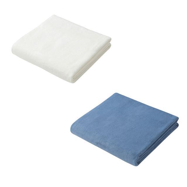 フェイスタオル セット 2枚 通販 マイクロファイバー タオル シービージャパン カラリプラス 吸水タオル 速乾タオル 白 ホワイト グレー ブルー フェイスタオル |  | 04