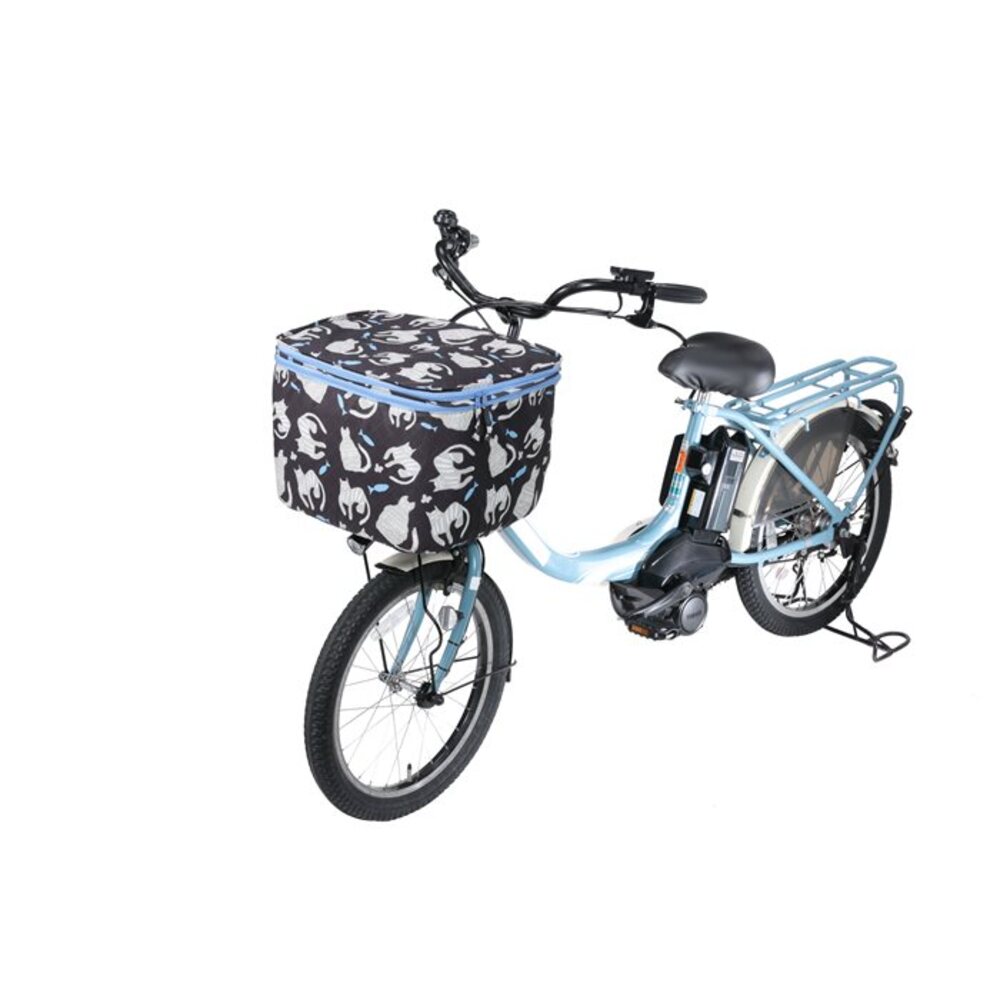 Keia＋(ケイアプラス) 通販 前かごカバー 前カゴカバー 2段式 猫 自転車 かご カバー かごカバー 自転車カゴカバー レインカバー Keia＋(ケイアプラス) |  | 01