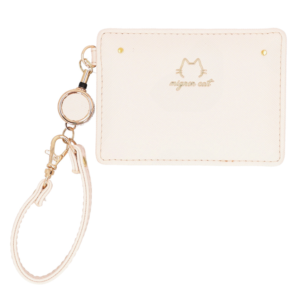 パスケース リール付き 動物 ネコ 通販 リール付きパスケース 定期入れ 定期ケース ICカードケース リールストラップ リール ストラップ アニマル 猫 パスケース |  | 11