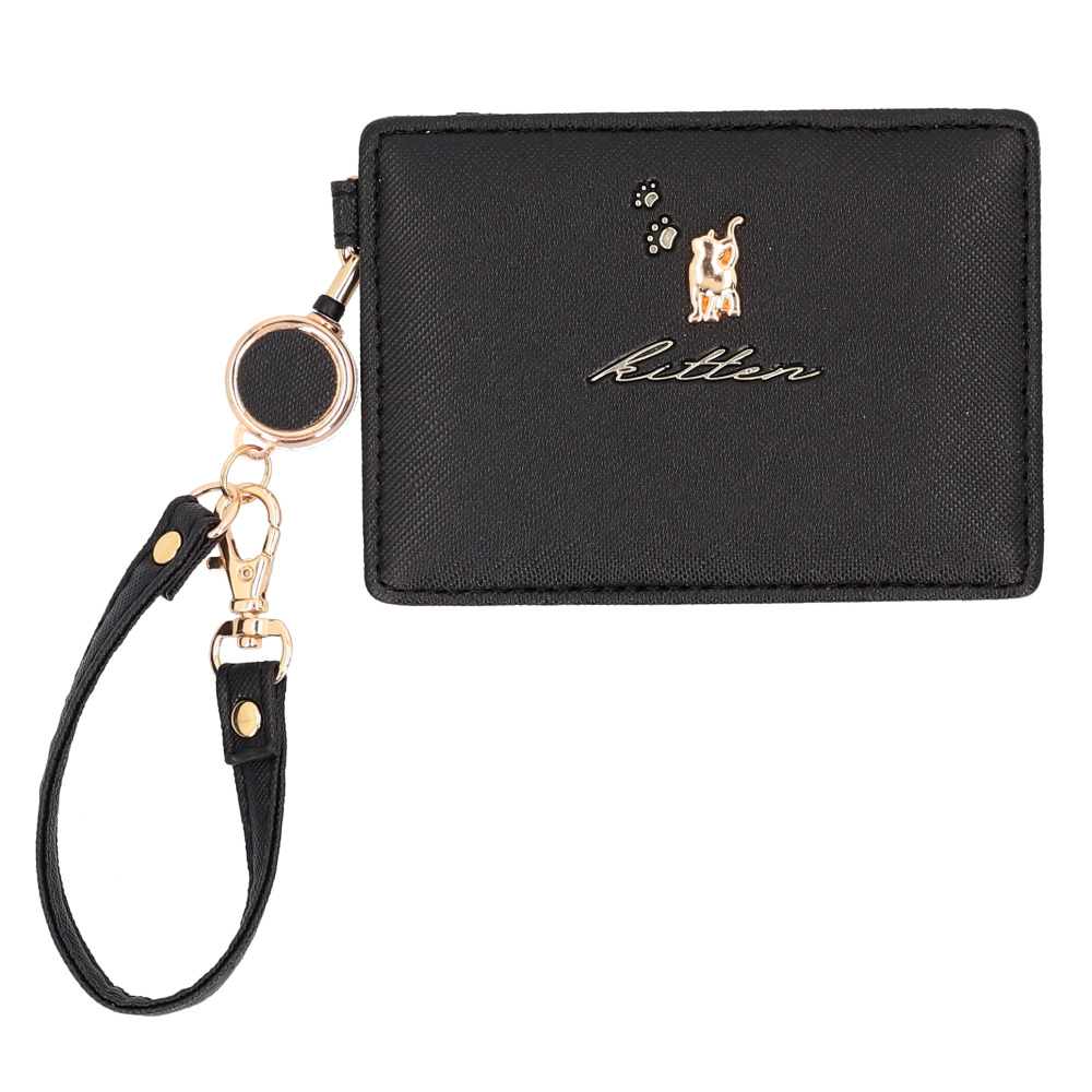 パスケース リール付き 動物 ネコ 通販 リール付きパスケース 定期入れ 定期ケース ICカードケース リールストラップ リール ストラップ アニマル 猫 パスケース |  | 04