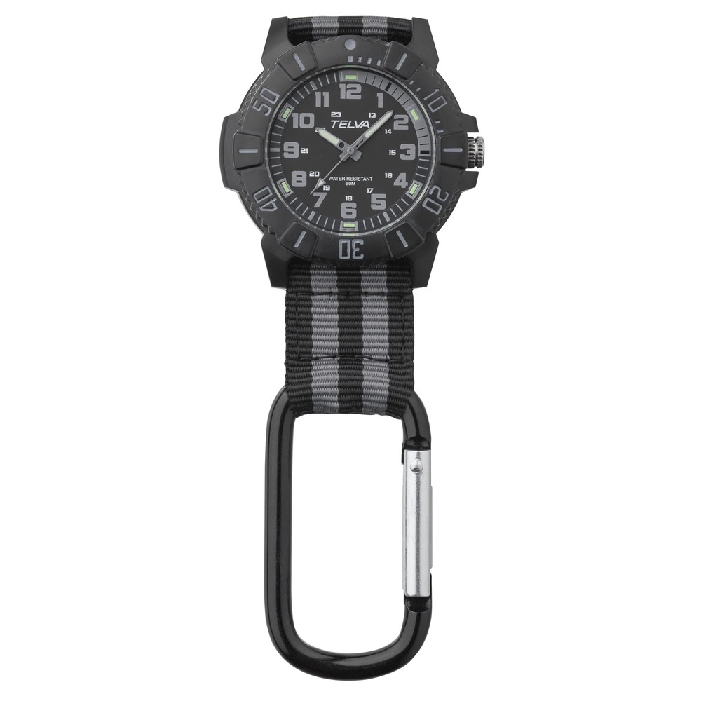カラビナ 通販カラビナ 時計 カラビナウォッチ ハングウォッチ ハンギングウォッチ アナログウォッチ アナログ時計 アナログ 防水 5気圧防水  カラビナ | TELVA | 03