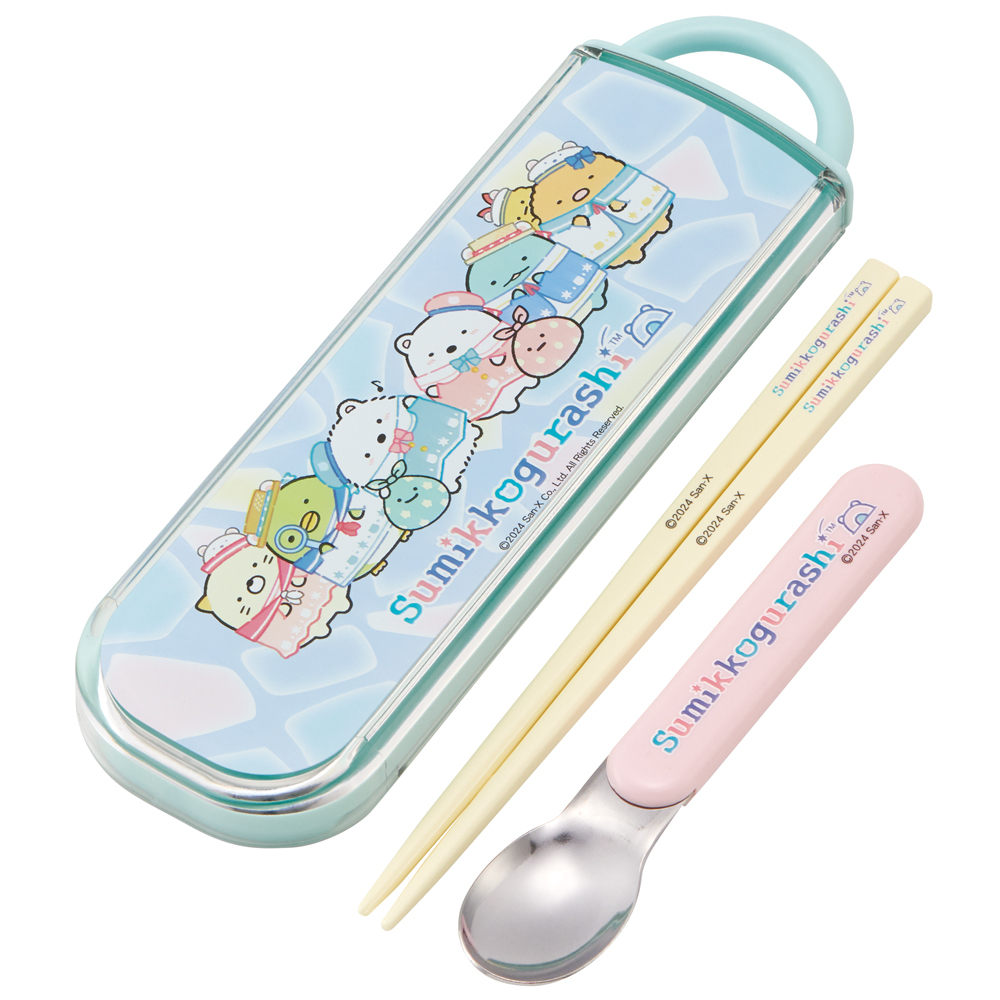 スケーター SKATER 通販SKATER スケーター お箸 スプーン セット 抗菌 カトラリー キャラクター コンビセット 箸ケース 食洗器対応 おはしセット | スケーター | 07