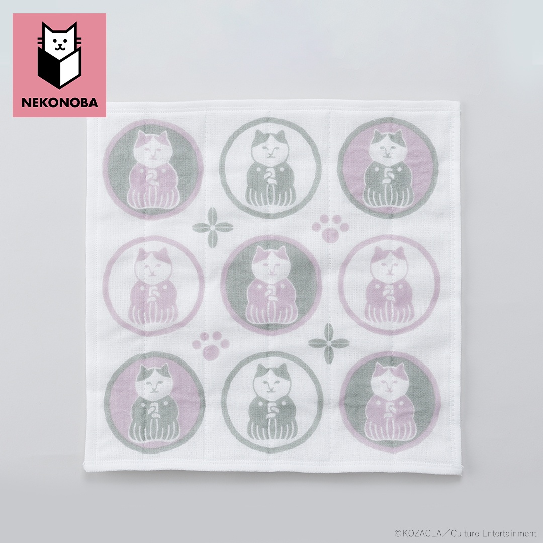 グッズ NEKONOBA グッズ 通販 日本製 かや生地 ふきん 布巾 蚊帳生地ふきん 蚊帳生地布巾 手拭き おてふき 台拭き 台ふきん 綿100% キャラクター 猫 ねこ ネコ |  | 04