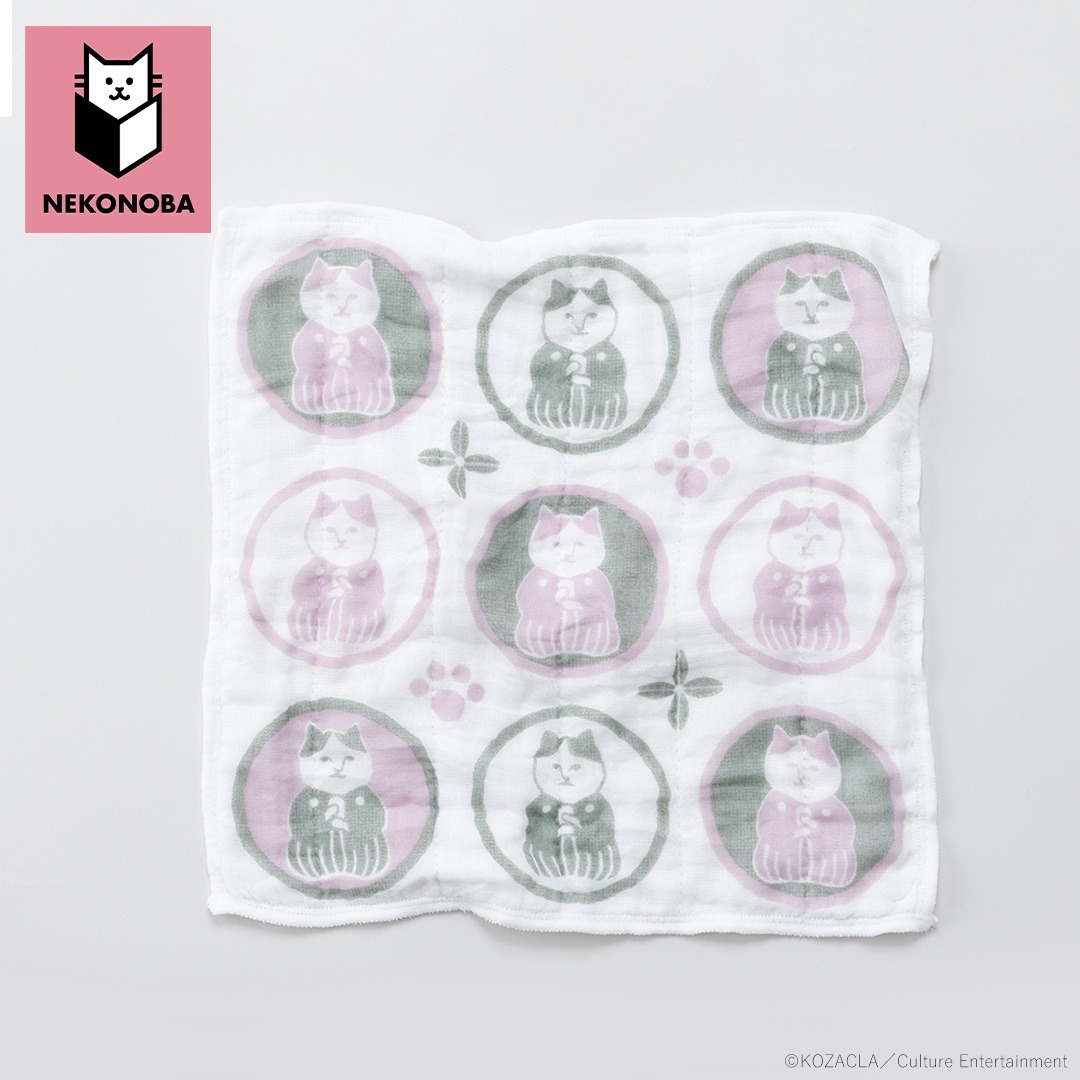 グッズ NEKONOBA グッズ 通販 日本製 かや生地 ふきん 布巾 蚊帳生地ふきん 蚊帳生地布巾 手拭き おてふき 台拭き 台ふきん 綿100% キャラクター 猫 ねこ ネコ |  | 05