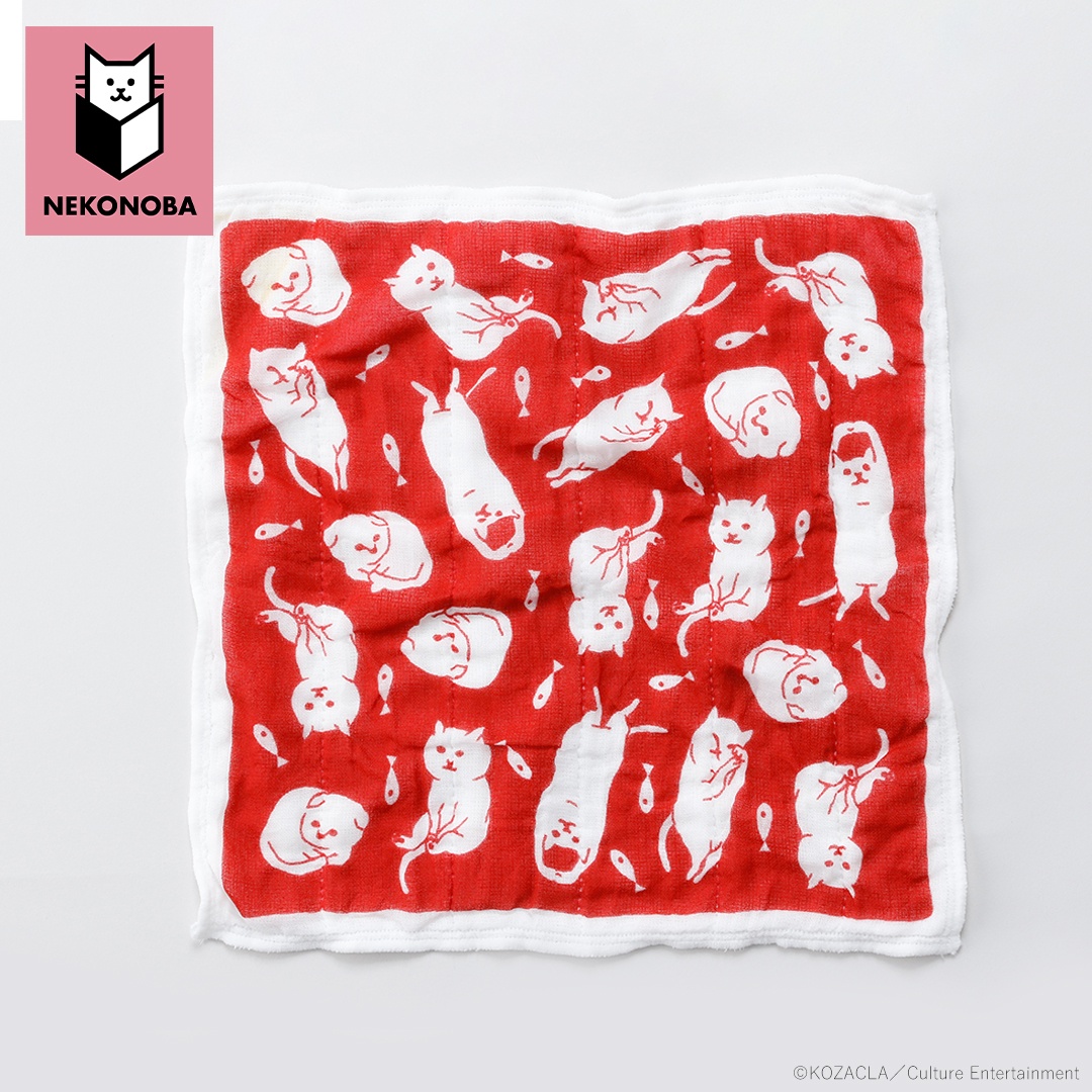 グッズ NEKONOBA グッズ 通販 日本製 かや生地 ふきん 布巾 蚊帳生地ふきん 蚊帳生地布巾 手拭き おてふき 台拭き 台ふきん 綿100% キャラクター 猫 ねこ ネコ |  | 09