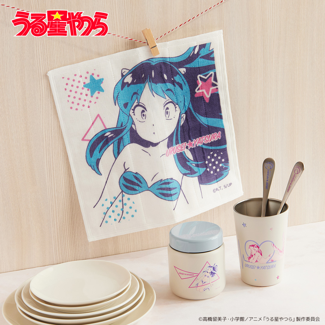 うる星やつら グッズ 通販 日本製 かや生地 ふきん 布巾 蚊帳生地ふきん 蚊帳生地布巾 手拭き おてふき 台拭き 台ふきん 綿100% かわいい おしゃれ うる星やつら |  | 03