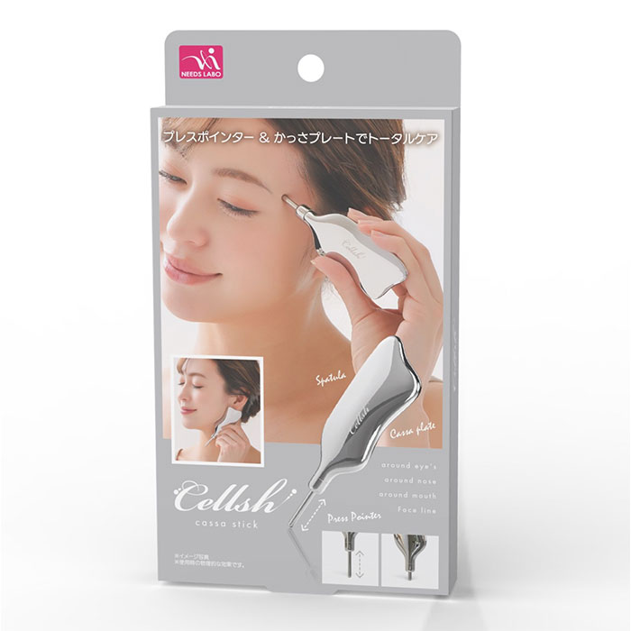 Cellsh かっさスティック 通販 かっさ カッサ スティック フェイスポインター 顔 ポスポス かっさプレート かっさ棒 ポスポス棒 ポスポス美顔器 セルシュ |  | 09