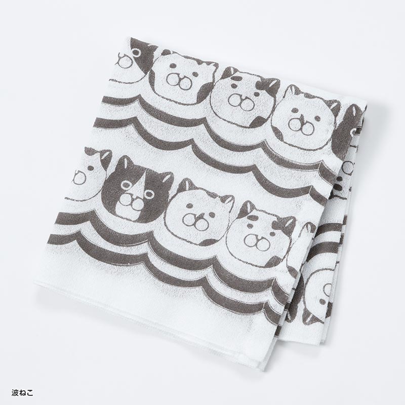 グッズ NEKONOBA グッズ 通販 日本製 手ぬぐい ガーゼ ガーゼ手ぬぐい 手拭い てぬぐい かわいい おしゃれ 綿100% 可愛い キャラクター ネコノバ 猫 ねこ ネコ |  | 03