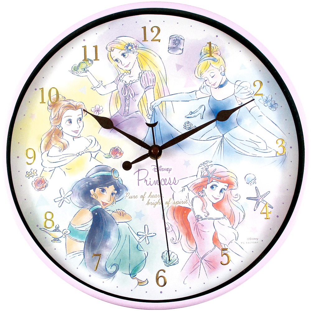 掛け時計 ディズニー 通販 かわいい おしゃれ 時計 壁掛け 壁掛け時計 アナログ ウォールクロック キャラクター 掛時計 プリンセス 子供部屋 キッズ Charawallclock Backyard Family ママタウン 通販 Yahoo ショッピング
