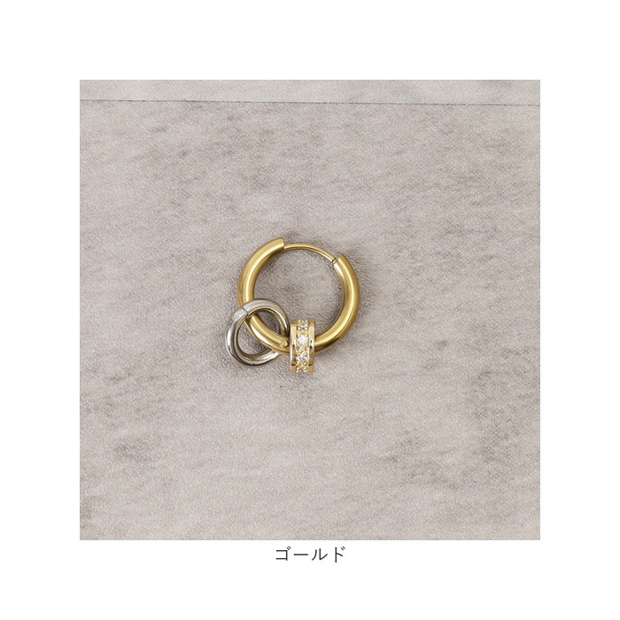 フープピアス 通販 ピアス メンズ 片耳 フープ 中折れ ダブルリング レディース ステンレス ペア アクセサリー キャッチレス ユニセックス フープピアス |  | 12